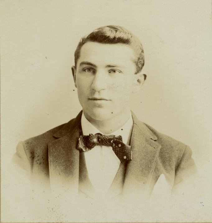 historical image of a young man